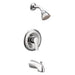 Moen T2803 Method Posi-Temp Pressure Balanced Tub and Shower Trim with 2.5 GPM Shower Head and Tub Spout in Chrome