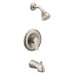 Moen T2803EPBN Method Single Handle Posi-Temp Pressure Balanced Tub and Shower with Eco-Performance Shower Head in Brushed Nickel