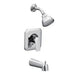 Moen T2813 Rizon Single Handle 1-Spray Posi-Temp Tub and Shower Faucet Trim Kit in Chrome