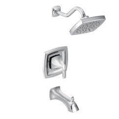 Moen T3693 Voss Single Handle 1-Spray Moentrol Tub and Shower Faucet Trim Kit in Chrome