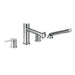 Moen T394 Align Deck Mounted Roman Tub Faucet Trim with Personal Hand Shower and Built-in Diverter in Chrome