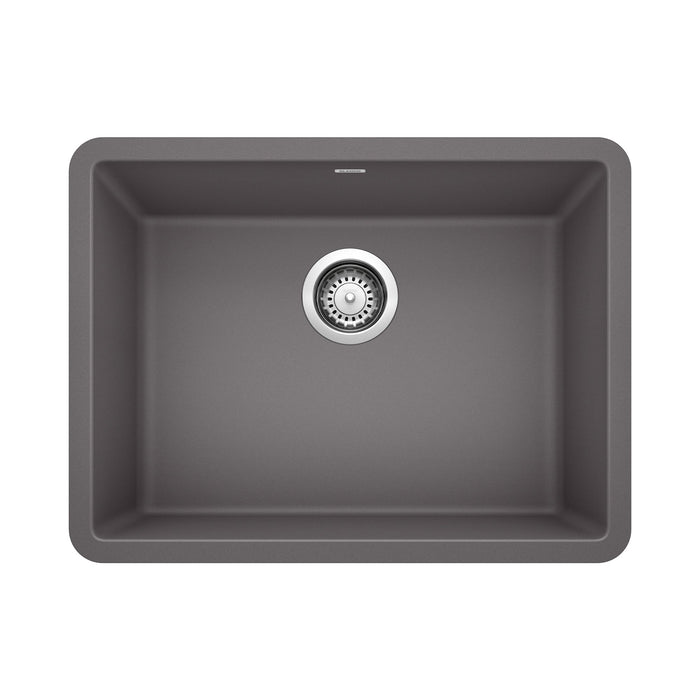 BLANCO 522412 Precis 24" Single Bowl Kitchen Sink - Cinder