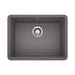 BLANCO 522412 Precis 24" Single Bowl Kitchen Sink - Cinder