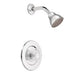 Moen T473 Chateau Single Handle M-PACT Pressure Balanced Shower Trim with Shower Head in Chrome