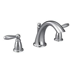 Moen T4943 Brantford Two Handle Deck Mount Roman Tub Faucet Trim Kit with Valve in Chrome