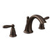 Moen T4943 Brantford Two Handle Deck Mount Roman Tub Faucet Trim Kit with Valve in Oil Rubbed Bronze