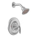 Moen T62132 Eva Single Handle Posi-Temp Pressure Balanced Shower Trim with Shower Head in Chrome