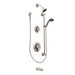 Moen T8343 Posi-Temp Pressure Balanced Tub and Shower Trim with 2.5 GPM Hand Shower, Slide Bar and Tub Spout in Classic Brushed Nickel