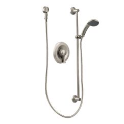 Moen T8346EP15 Shower Trim Package with 1.5 GPM Single Function Hand Shower Less Rough-in Valve in Classic Brushed Nickel