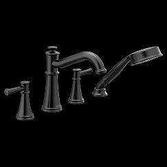 Moen  Two-Handle Roman Tub Faucet Includes Hand Shower