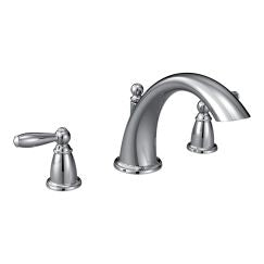 Moen T933 Brantford Two Handle Low Arc Roman Tub Faucet in Chrome