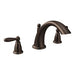 Moen T933 Brantford Two Handle Low Arc Roman Tub Faucet in Oil Rubbed Bronze