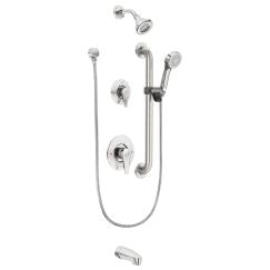 Moen T9343GBM25 Commercial Posi-Temp Transfer All - Metal Trim Kit in Chrome/Stainless