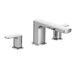 Moen T935 Rizon Two Handle Low Arc Roman Tub Faucet in Chrome