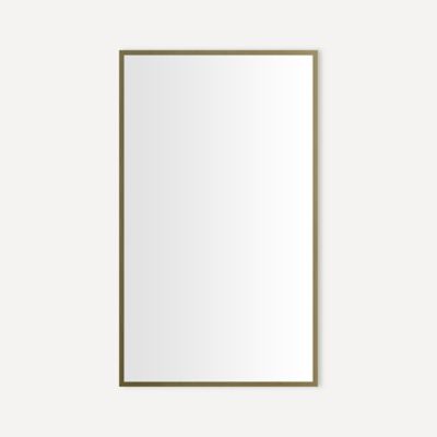 Thin Framed Metal Cabinet, 24" x 40" x 4", Electric Upgrade: Magnetic Strip, Interior Lighting, USB Charging Ports, Elec