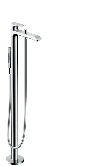hansgrohe Metris Freestanding Tub Filler Trim with 1.75 GPM Handshower