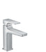 hansgrohe Metropol Single-Hole Faucet 110 with Lever Handle and Pop-Up Drain, 0.5 GPM