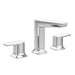 Moen TS8002 Via Two Handle Low Arc Bathroom Faucet in Chrome