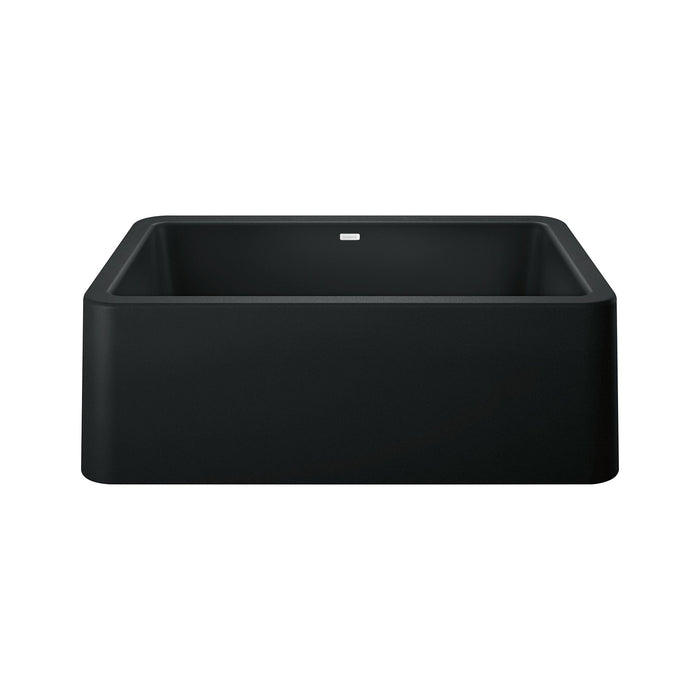 BLANCO 402576 Ikon 30" Apron Single Bowl Farmhouse Sink - Coal Black