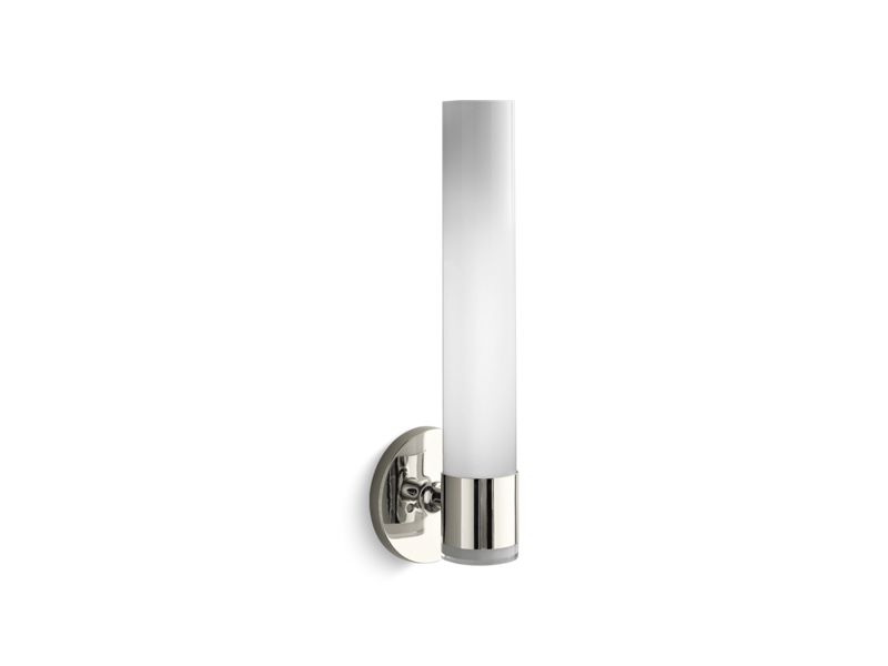 KOHLER 14483-SN Purist One-Light Sconce in Vibrant Polished Nickel