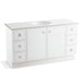 KOHLER K-99510-TK-1WA Jacquard 60" bathroom vanity cabinet with toe kick, 2 doors and 6 drawers