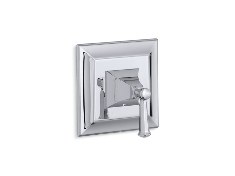 KOHLER T10421-4S-CP Memoirs Stately Valve Trim With Lever Handle For Thermostatic Valve, Requires Valve in Polished Chrome