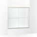 KOHLER K-702202-6L Fluence 52" - 57" W x 55-1/2" H sliding bath door with 1/4" thick Crystal Clear glass