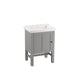 KOHLER K-CM2604-BD1 Tresham 24" bathroom vanity cabinet with sink and quartz top