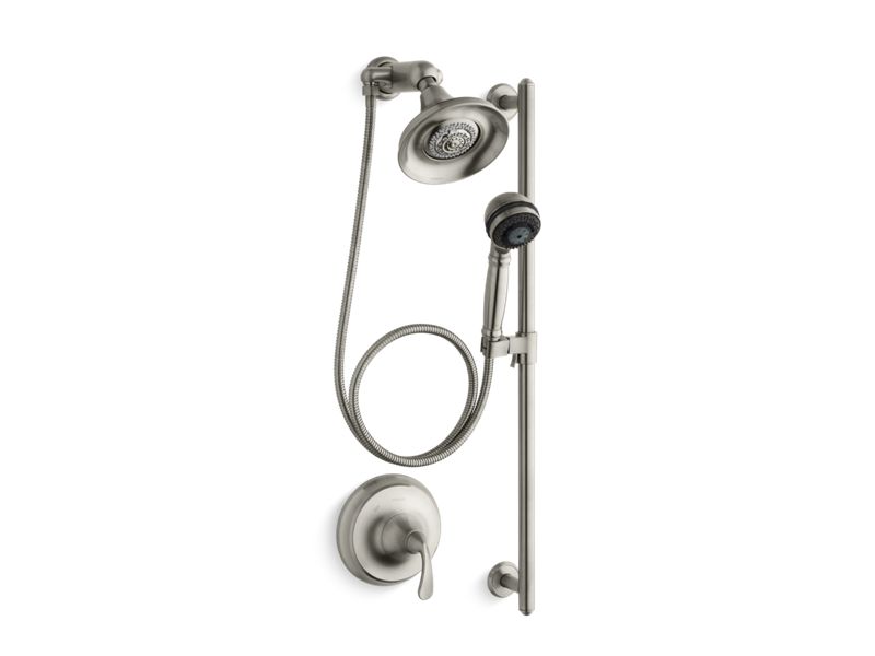 KOHLER 10827-4-BN Fort?? Essentials Performance Showering Package in Vibrant Brushed Nickel