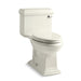 KOHLER 3812-RA-96 Memoirs Classic Comfort Height One-Piece Compact Elongated 1.28 Gpf Chair Height Toilet With Right-Hand Trip Lever, And Quiet-Close Seat in Biscuit