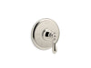 KOHLER K-T72769-9M Artifacts Thermostatic valve trim with swing lever handle