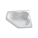 KOHLER K-1160-F-0 Tercet 60" x 60" whirlpool with integral flange and center drain