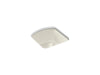 KOHLER K-5848 Napa 18-3/4" x 18-11/16" x 9-5/8" Undermount bar sink with no faucet holes