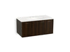 KOHLER K-99561-1WJ Jute 42" wall-hung bathroom vanity cabinet with 1 door and 2 drawers