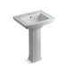 KOHLER 2359-1 Archer Pedestal bathroom sink with single faucet hole