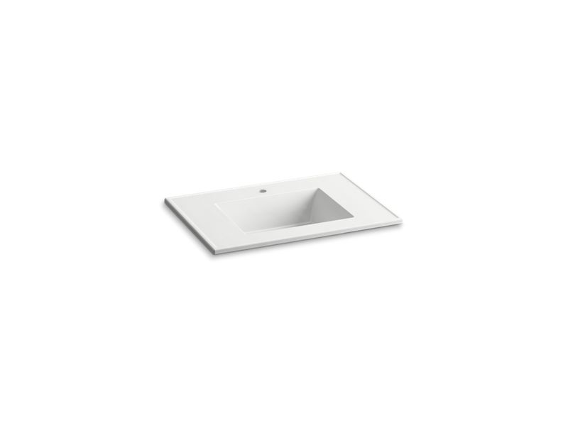KOHLER K-2779-1 Ceramic/Impressions 31" Vitreous china vanity top with integrated rectangular sink