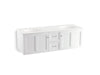 KOHLER K-99524-1WA Damask 60" wall-hung bathroom vanity cabinet with 2 doors and 2 drawers