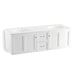 KOHLER K-99524-1WA Damask 60" wall-hung bathroom vanity cabinet with 2 doors and 2 drawers