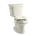 KOHLER 3948-U-96 Wellworth Two-Piece Elongated 1.28 Gpf Toilet With Insulated Tank And 14" Rough-In in Biscuit