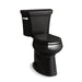 KOHLER 5481-U Highline Two-piece round-front 1.28 gpf chair height toilet with insulated tank