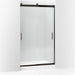KOHLER K-706375-L Levity Sliding shower door, 78" H x 44-5/8 - 47-5/8" W, with 5/16" thick Crystal Clear glass