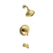 KOHLER K-TS395-4S Devonshire Rite-Temp bath and shower trim with slip-fit spout and 2.5 gpm showerhead
