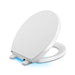KOHLER K-75793 Reveal Nightlight Quiet-Close Round-front toilet seat