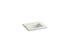 KOHLER K-2777-8-G82 Ceramic/Impressions 25" rectangular vanity-top bathroom sink with 8" widespread faucet holes