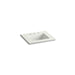 KOHLER K-2777-8-G82 Ceramic/Impressions 25" rectangular vanity-top bathroom sink with 8" widespread faucet holes
