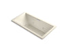 KOHLER K-1835-XH2G-47 Underscore Rectangle 72" x 36" drop-in whirlpool + BubbleMassage(TM) Air Bath with center drain