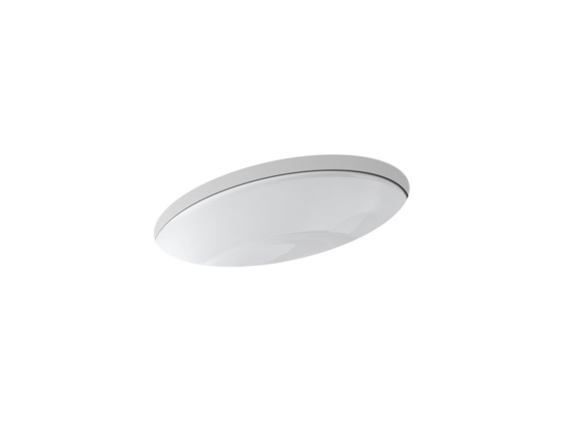 KOHLER K-2907-8U-0 Thoreau Undermount bathroom sink with oversize 8" widespread faucet holes