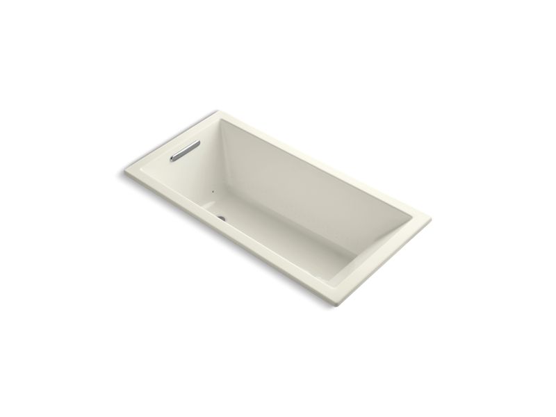 KOHLER K-1167-GVB-96 Underscore Rectangle 60" x 30" drop-in VibrAcoustic + BubbleMassage(TM) Air Bath