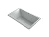 KOHLER K-1174-VB Underscore 72" x 42" drop-in VibrAcoustic bath with center drain