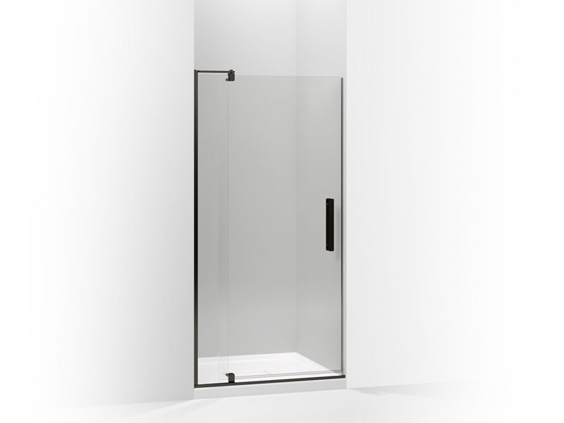 KOHLER K-707511-L Revel Pivot shower door, 70" H x 31-1/8 - 36" W, with 5/16" thick Crystal Clear glass
